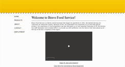 Desktop Screenshot of bravofoodservice.com